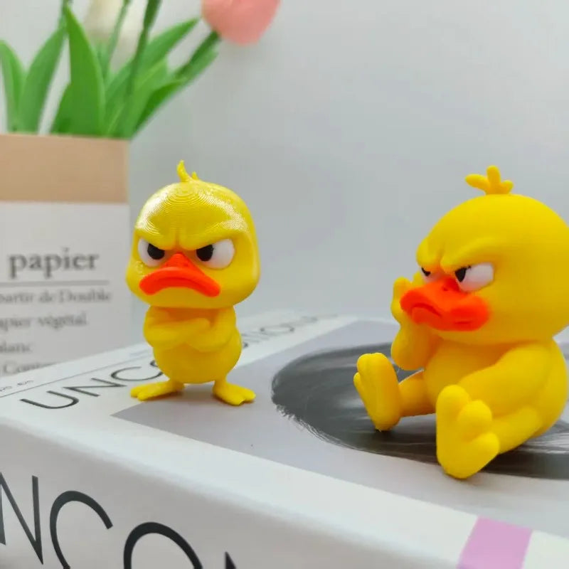 3D Printing Angry Yellow Duck Statue - Indoor & Outdoor Holiday Decor