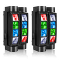 Mini Spider LED Stage Light 80W RGBW Moving Head DMX Stage Lighting for DJ Party Wedding