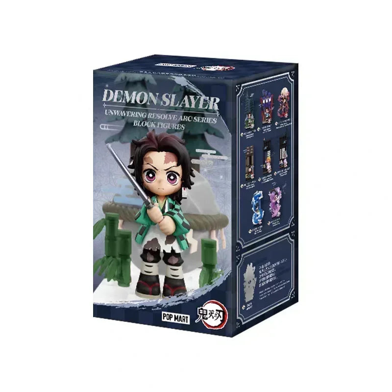 POP MART Demon Slayer Unwavering Resolve Arc Mystery Bag Anime Doll Figures Blind Box Collectible Toy