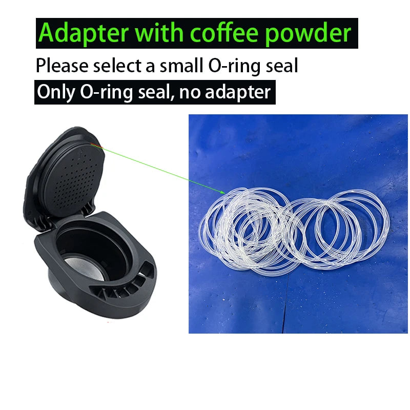Reusable Coffee Capsule Adapter for Coffee Machines - Multiple Colors