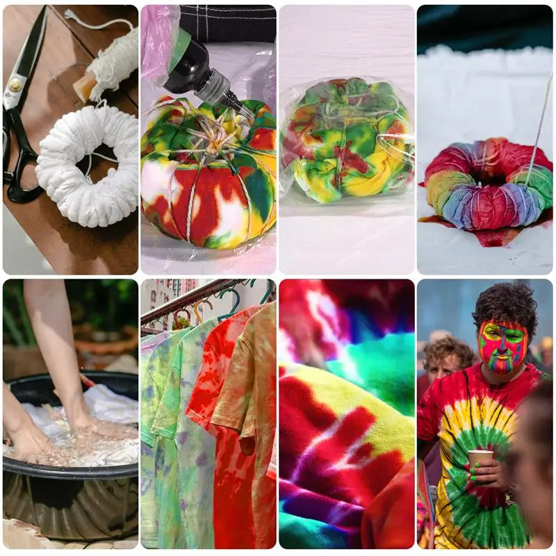 Fabric Dye Powder for Textile & Garment Tie Dyeing - 10g Multifunctional Pigment for Cotton, Nylon & Old Clothes Refurbishment