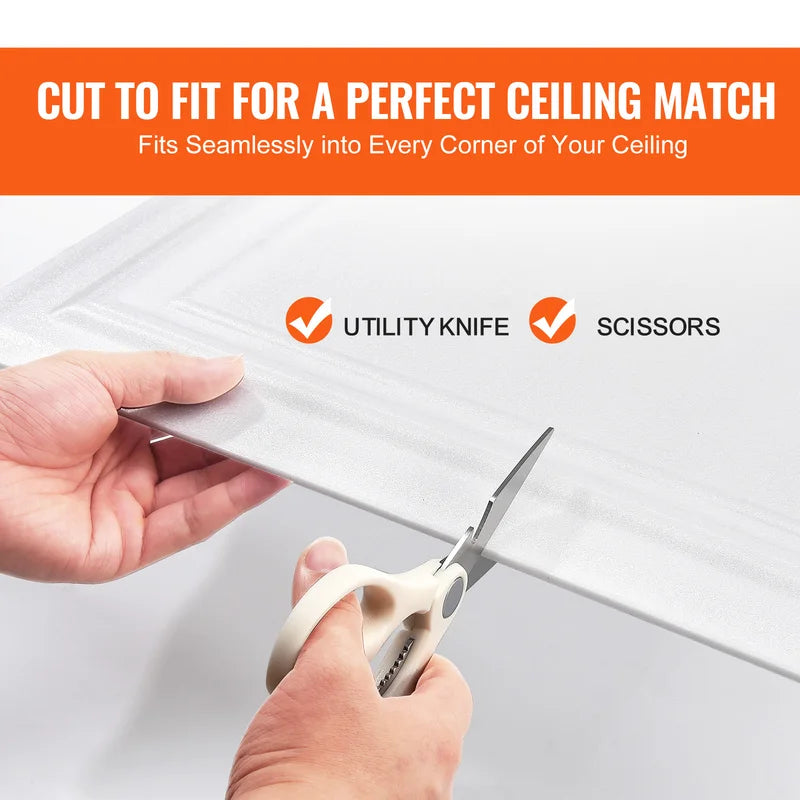 Drop Ceiling Tiles 20x20 Inch Polystyrene Sheet for Home Office Renovation