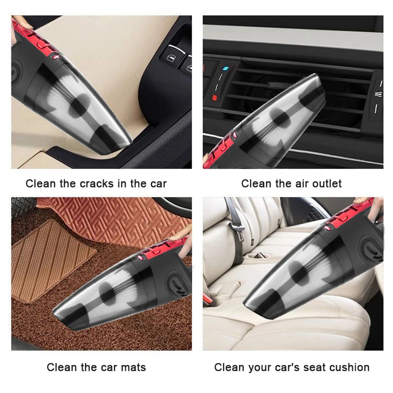 Portable Wireless Handheld Vacuum Cleaner with Strong Suction & Long Battery Life