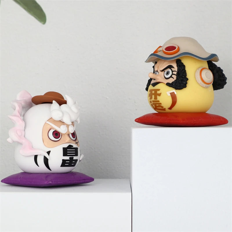 6cm Anime Action Figure Nika Luffy Zoro Sanji Nami PVC Toy Collectible Model