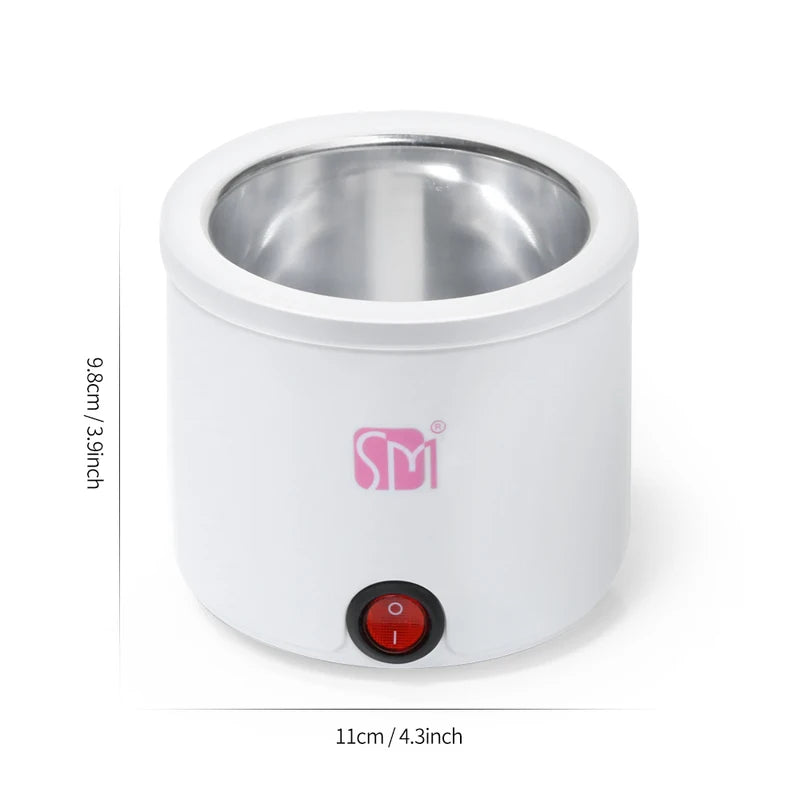 Mini Wax Heater for Facial and Eyebrow Hair Removal - Portable & Compact