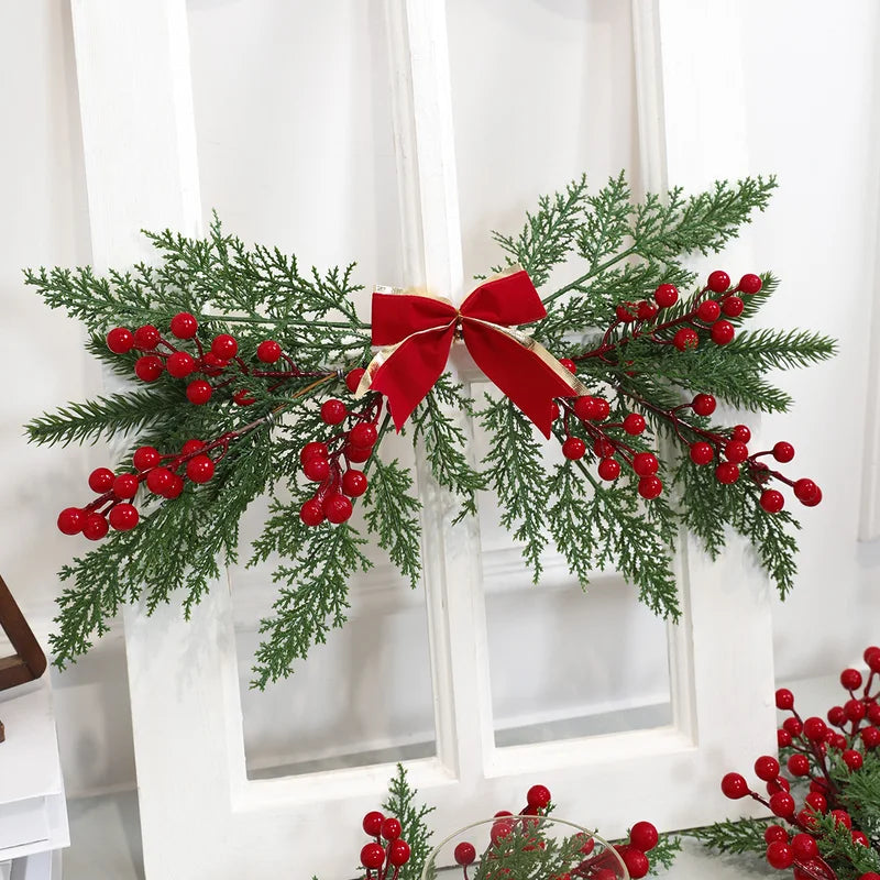 Artificial Berry Christmas Wall Hanging Decor for Holiday & Wedding
