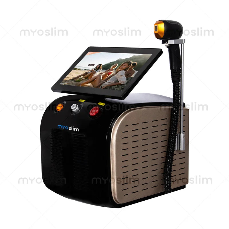 2-in-1 Diode Laser Hair Removal & Tattoo Lightening Machine - Painless Salon Device