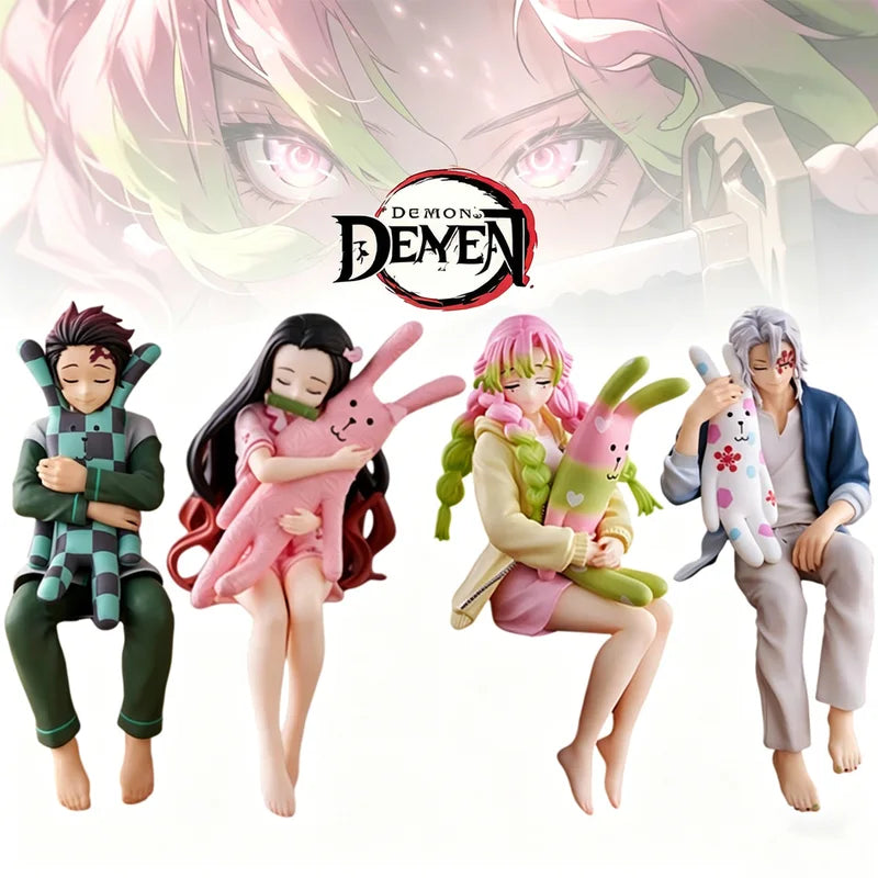 Anime Demon Slayer Figure Kamado Nezuko Tengen Uzui PVC Toy Collection - Multiple Colors