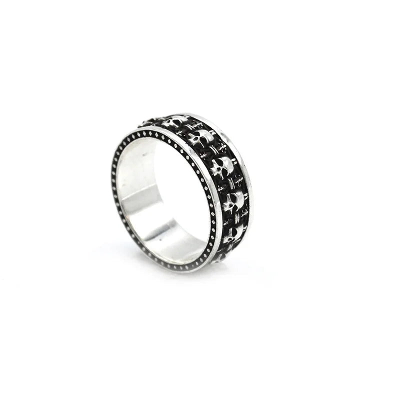 Halloween Skull Ring - Punk Gothic Open Design Men's Cosplay Motorcycle Jewelry