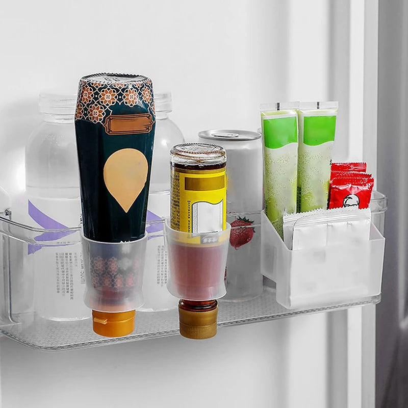 2PCS Refrigerator Door Storage Racks for Spices Kitchen Organizer BPA Free