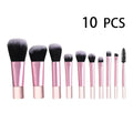 Travel Makeup Brush Set - Mini Small Cosmetic Tools for On-the-Go