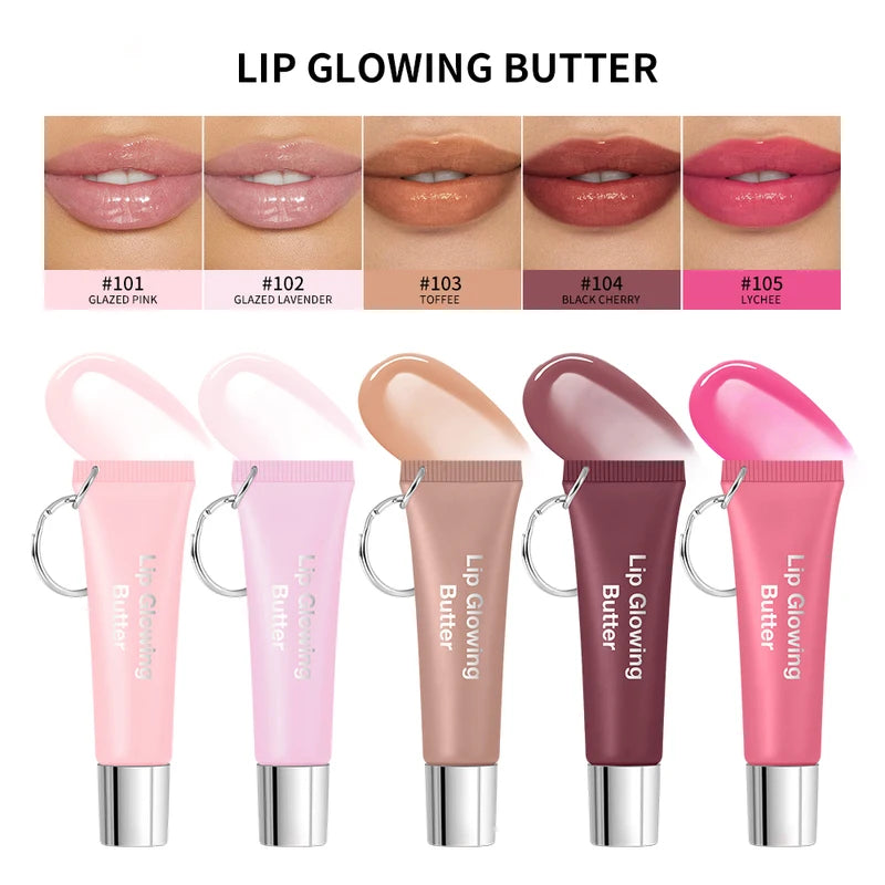 Long Lasting Moisturizing Lip Gloss with Glitter and Shine - Lip Lipstick & Lip Tint