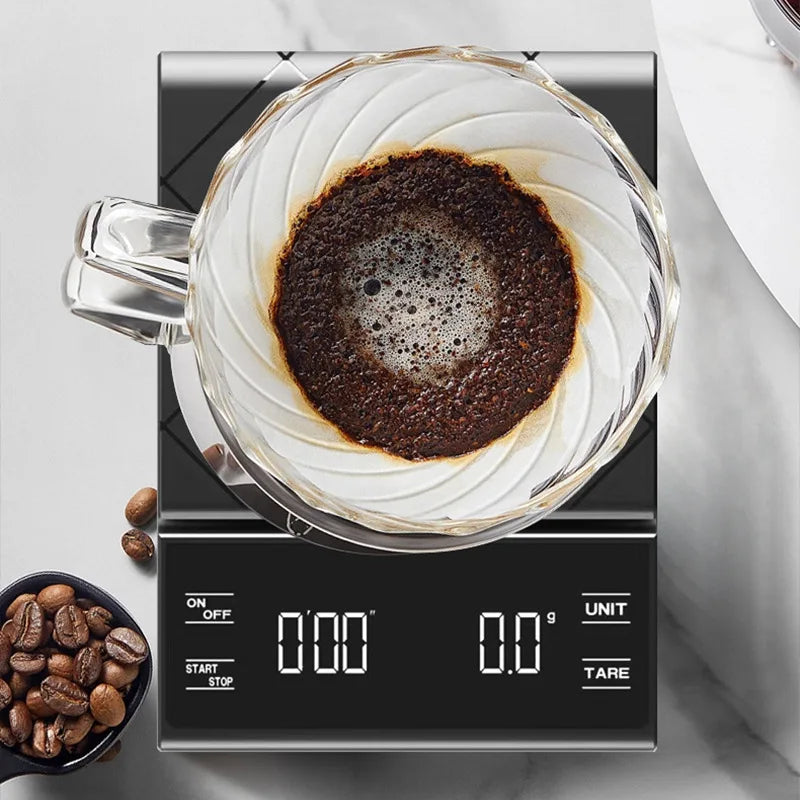 Digital Coffee Scale High Precision Kitchen Weighing Scale 3kg/0.1g