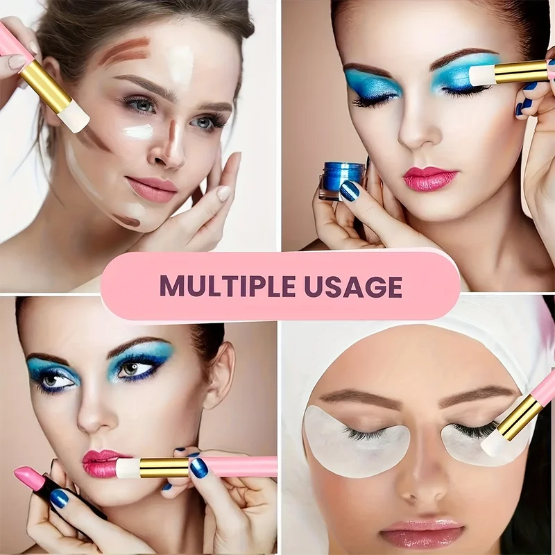 Eyelash Extension Cleaning Kit 4-in-1 Lash Shampoo Brush Foam Bottle Set
