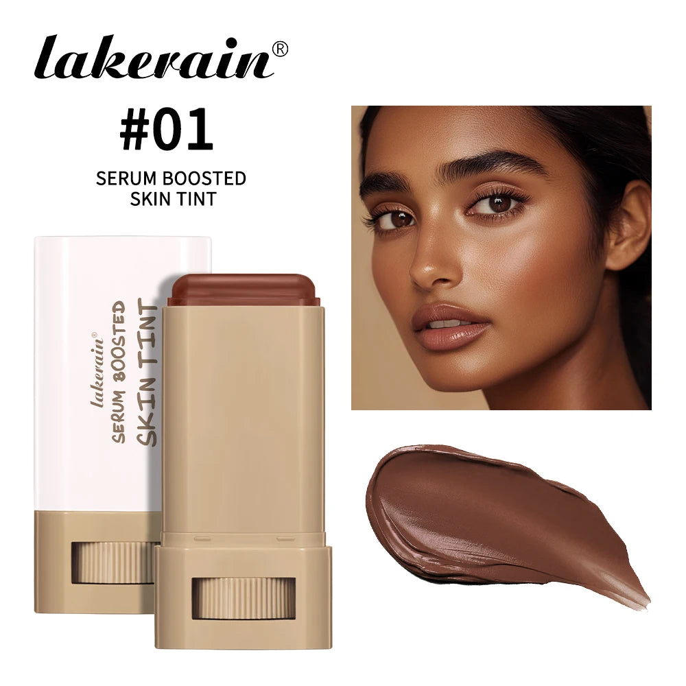 Eraser Foundation Stick - Moisturizing Skin Tinted Concealer for Travel & Daily Use