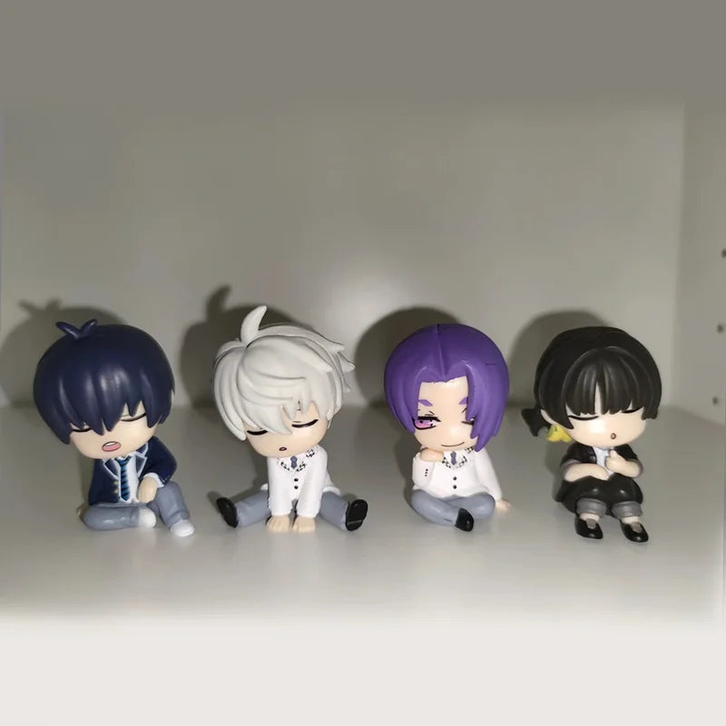 Anime Action Figures Set - Isagi Yoichi, Nagi Seishiro, Bachira, Meguru, Mikage, Reo - 4 Pack Collectible Toys