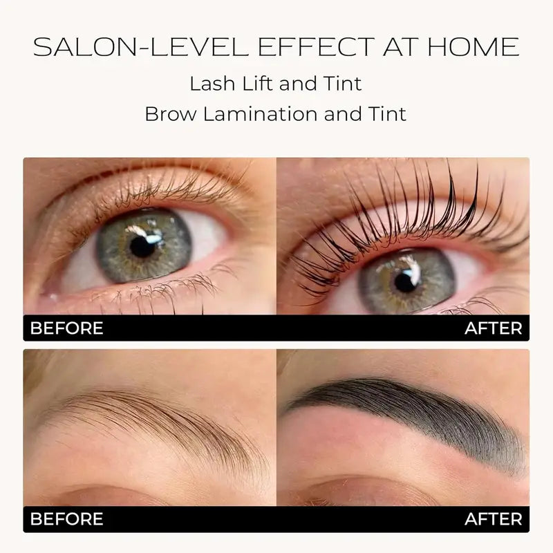 Libeauty Lash Lift & Tint Kit for Eyelash & Brow Perming Home Use