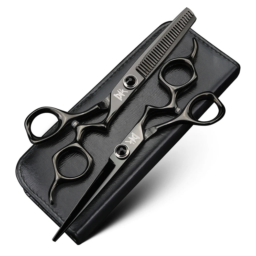 6-Inch Hair Cutting & Thinning Scissors - Professional Barber Hair Shears