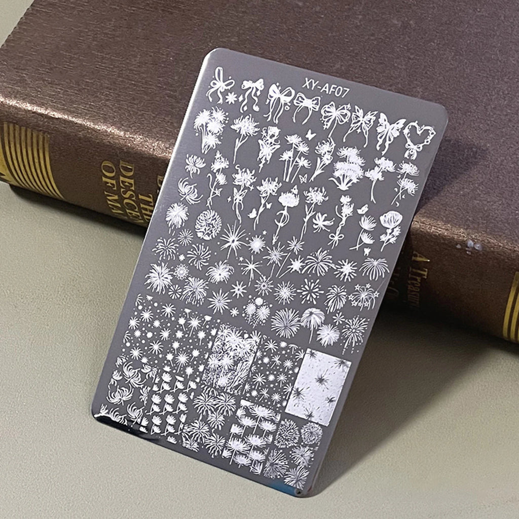 Nail Stamping Plates Set - Multi-Style Nail Art Stencils for Professional & Home Use