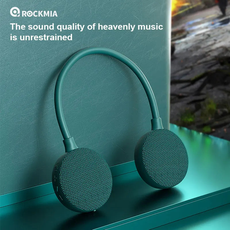 Wireless Neck Speaker with Bluetooth 5.0, TF Card, Waterproof, Portable for Outdoor & Home Use