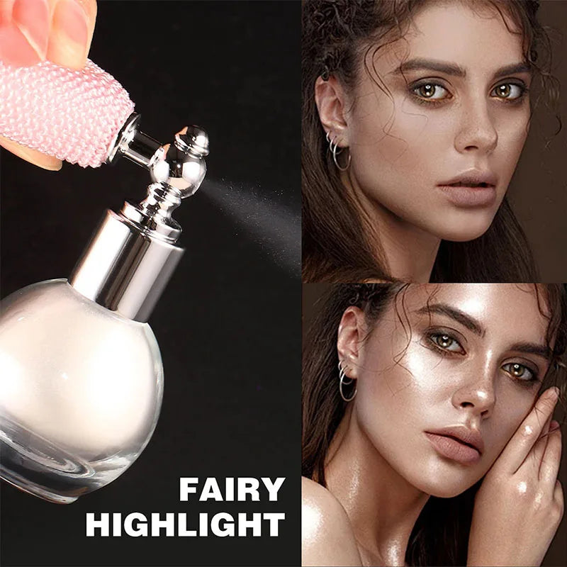 Glow & Shine Spray Highlighter Powder for Face & Body - Multiple Colors