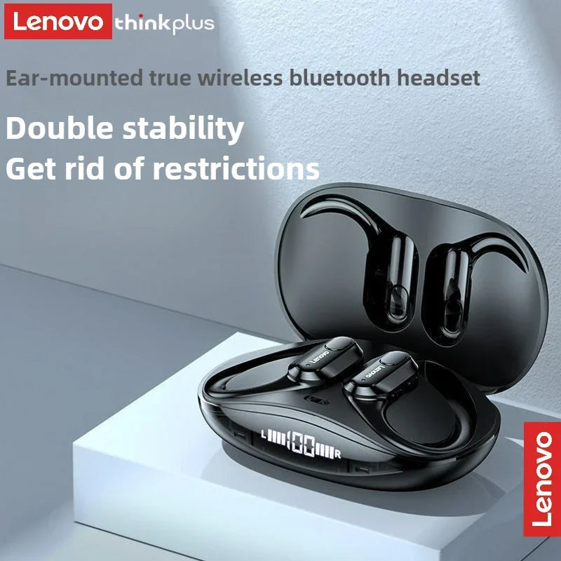 Wireless Bluetooth Headphones with Mic Noise Reduction Waterproof Earhooks
