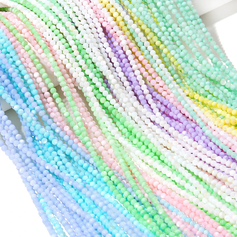 Natural Freshwater Shell Beads - Handmade DIY Jewelry Supplies 125pcs