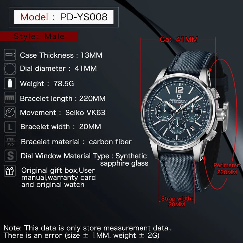 Luxury Casual Men Quartz Watch Waterproof Stainless Steel Sapphire Glass