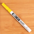 Oil Based White Black Permanent Paint Markers Pen with 0.7mm Extra Fine Tip Waterproof for Rock, Wood, Metal, Canvas