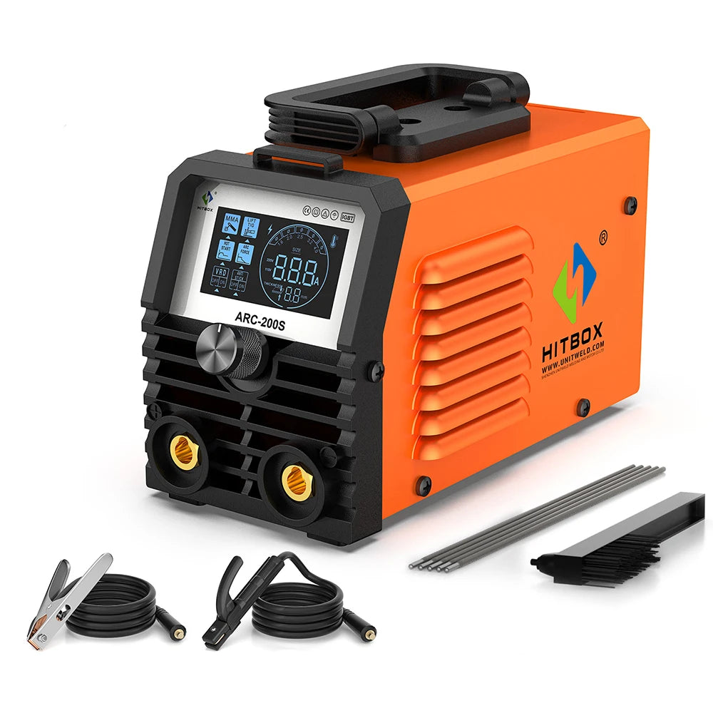 Portable Arc Welding Machine 2-in-1 MMA TIG Inverter Digital Display 220V