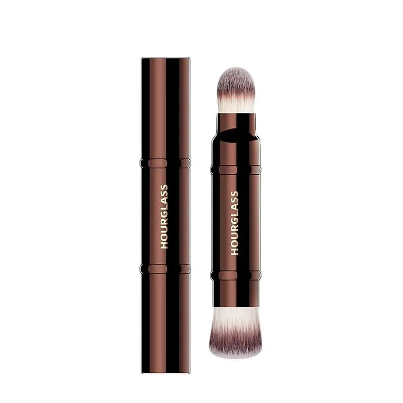 Retractable Double-Ended Makeup Brush No.15 Face Powder & Foundation Brush