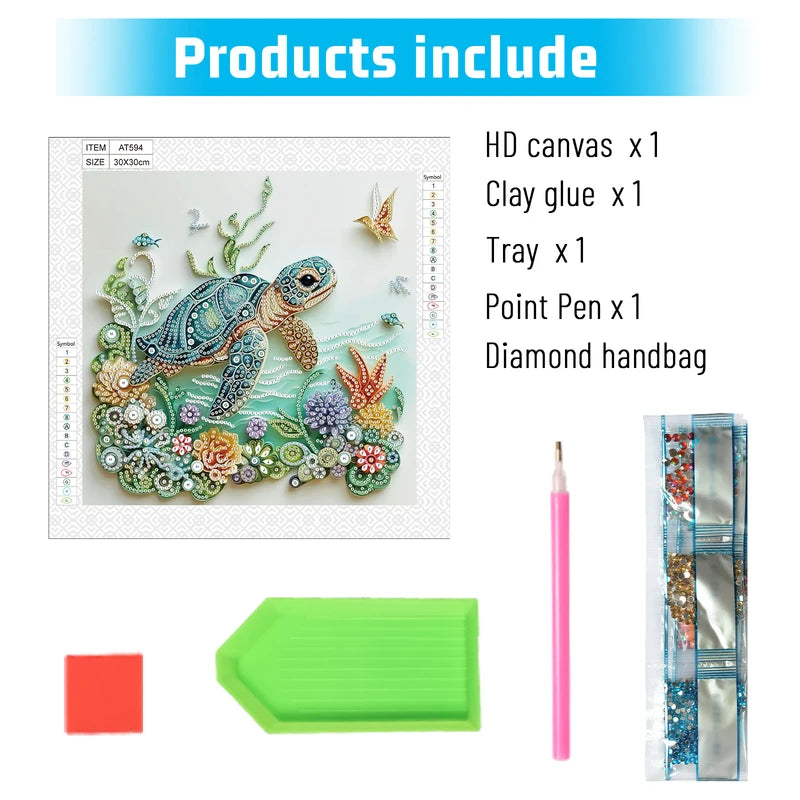 DIY 5D Special Shape Diamond Art Kit for Beginners Wall Decor & Gift