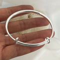 Solid Sterling Silver Bracelet for Women Men Vintage Handmade Birthday Gift