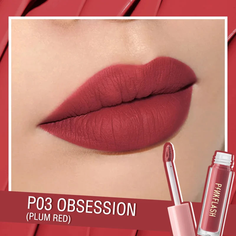 Matte Lipstick Set - Waterproof, Moisturizing Lip Gloss & Lip Tint with 18 Colors