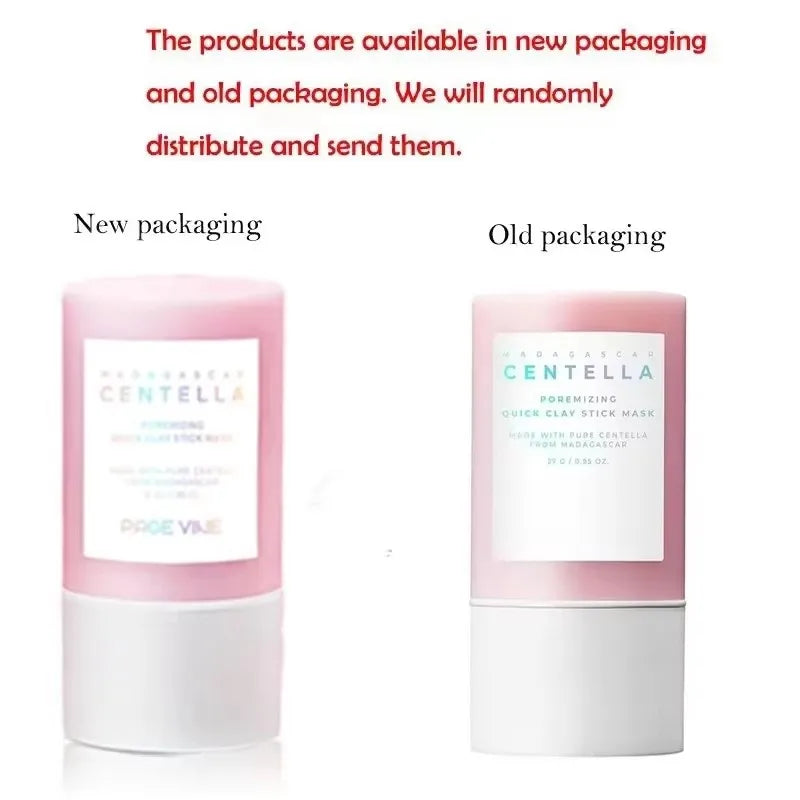 Pink Salt Facial Cleansing Mud Stick - Deep Pore Detox & Skin Softening
