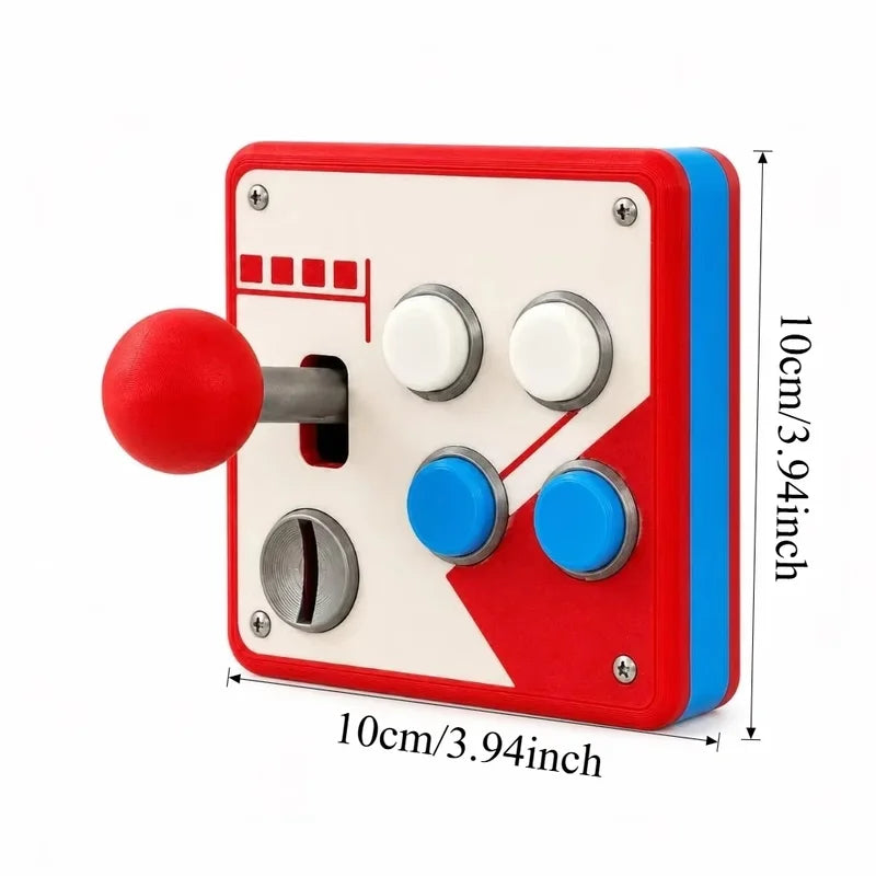Retro Arcade Joystick Light Switch Cover - 3D Printed Wall Decor, Gaming Gift