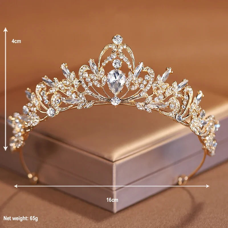 Bridal Tiara Headpiece for Wedding & Special Occasions - Full Classic Design