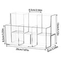 Acrylic Desktop Organizer for Tea Bags Coffee Station Storage Box Multi-Functional Home & Office Use