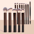 13-Piece Makeup Brush Set with Kabuki Blending Foundation Eyeshadow Blush Tools