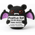 Handmade Bat Doll Ornament - Halloween Egg Decor for Room & Party Gift