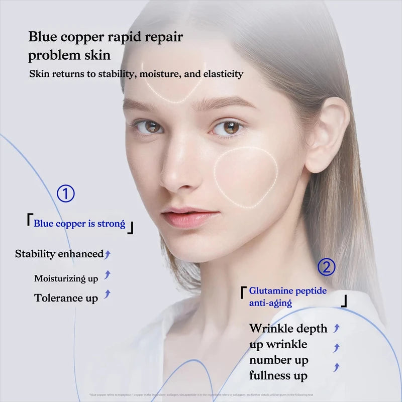 Copper Peptide Skin Rejuvenation Powder for Skin Barrier Hydration & Elasticity Boost