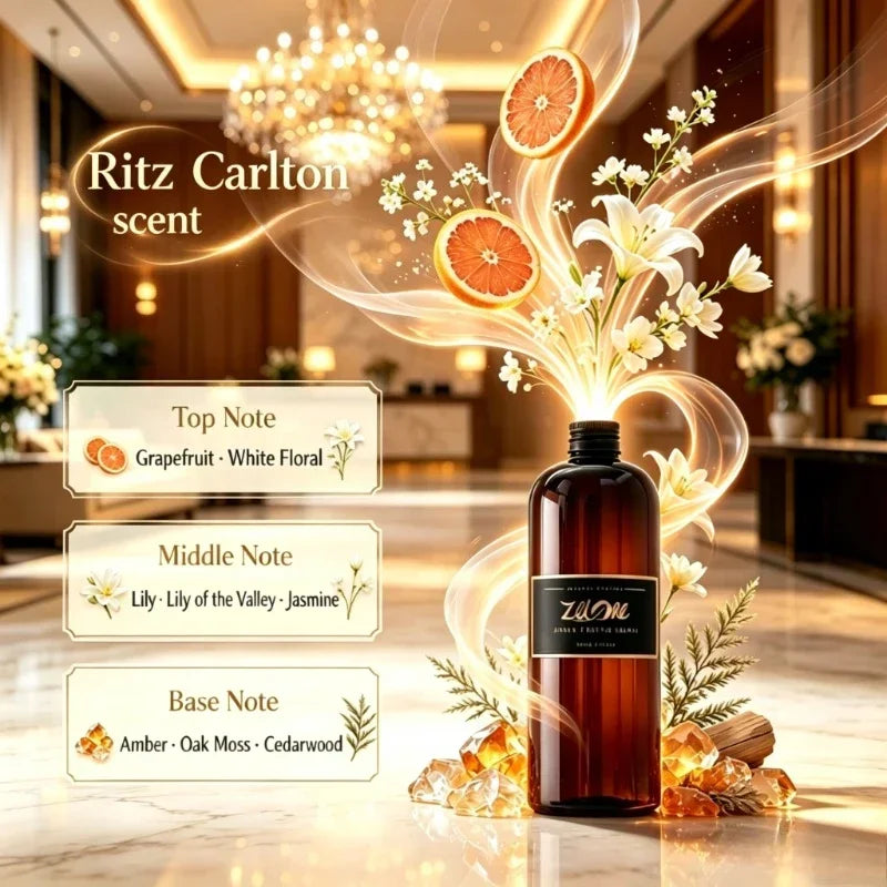 Hotel Perfume Oil 500ml Fragrance Diffuser for Hospitality & Spa Use
