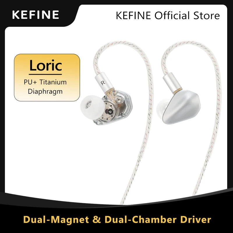 High-Fidelity In-Ear Monitors with Titanium Diaphragm & Dual-Magnet Driver