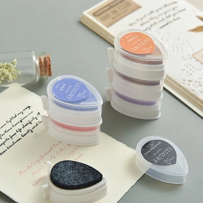 Colorful Ink Pad for Scrapbooking & Crafting - DIY Stamping Material