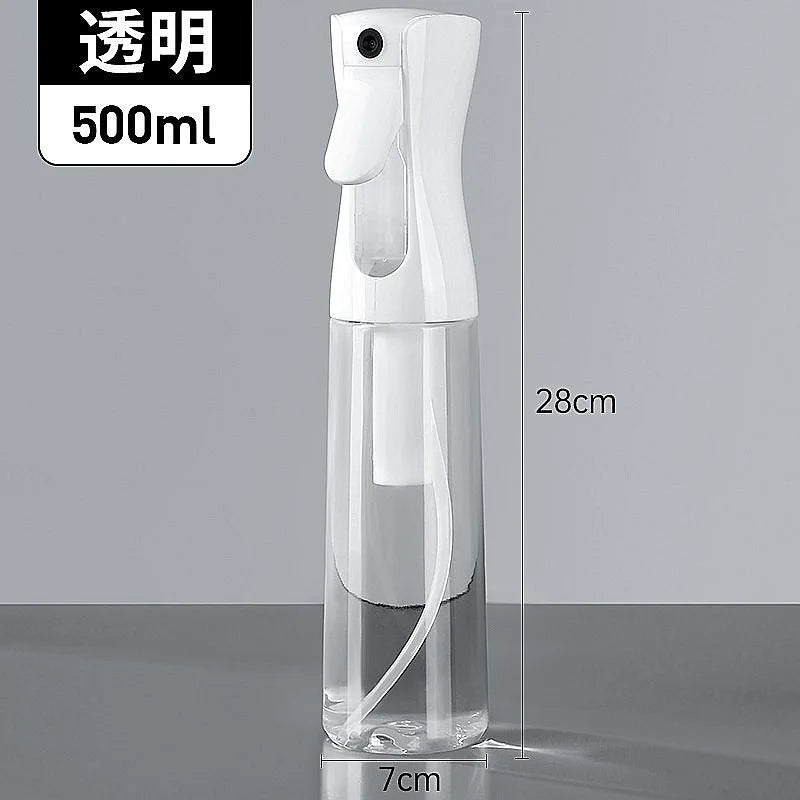 High Pressure Continuous Fine Mist Spray Bottle for Hair, Makeup & Facial Hydration