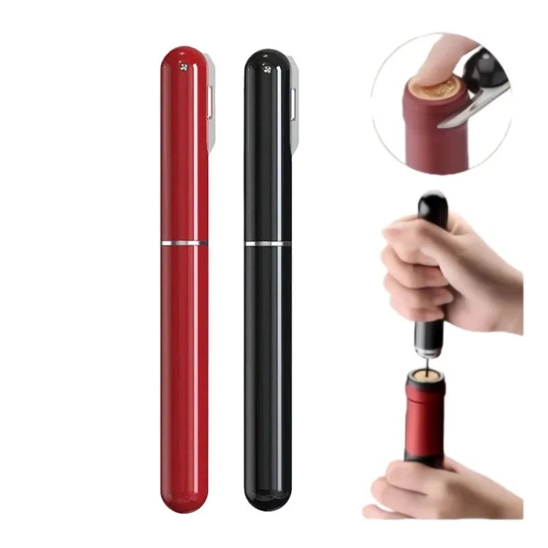 Electric Wine Bottle Opener Kit with Vacuum Pump & Tasting Accessories - Home Barware