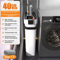 Spin Flat Mop Set with Bucket and Scraper - Hands-Free Household Floor Cleaning