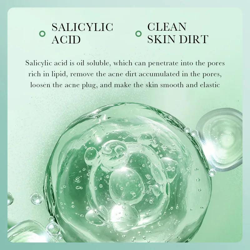 Salicylic Acid Facial Cleanser for Acne & Oil Control - Face Wash Foam