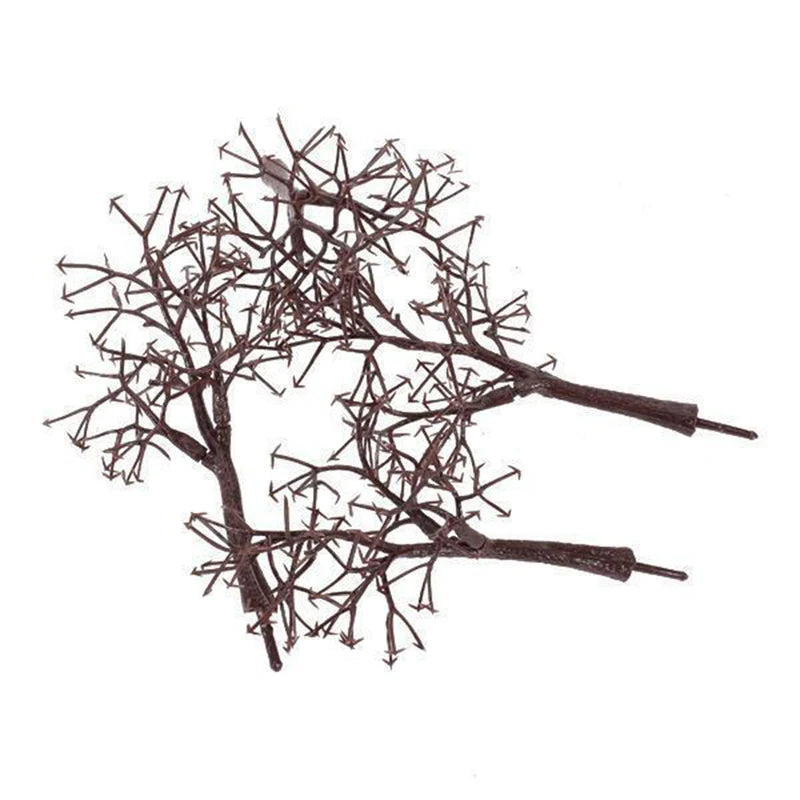10pcs 12cm Model Bare Tree Trunks for Landscape Scenery DIY Train Layouts
