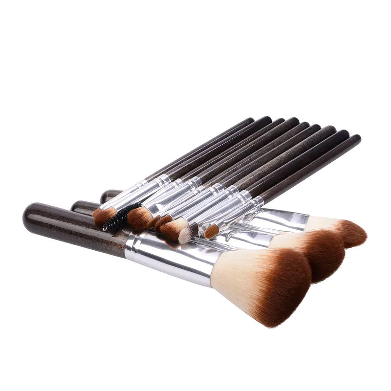 Professional Makeup Brush Set with 15 Brushes for Face Eye Contour Blush